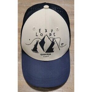 QUECHUA 1987 Explore Hat Cap Snapback 7-15 Yrs Old Junior Size